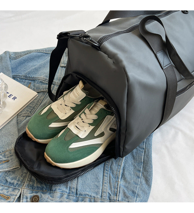 Travel Duffel Bag Sport Gym Bag Oxford Tote Bag Swimming Bag with Shoe Pouch