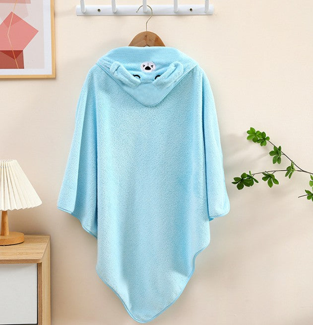 Baby Hooded Towel Cape Quick Dry Bath Robe