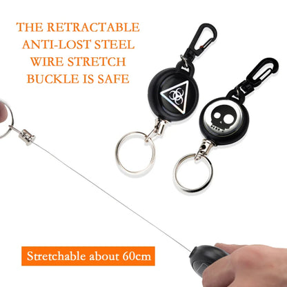 Outdoor Rectangle Retractable Badge Reel Key Holder