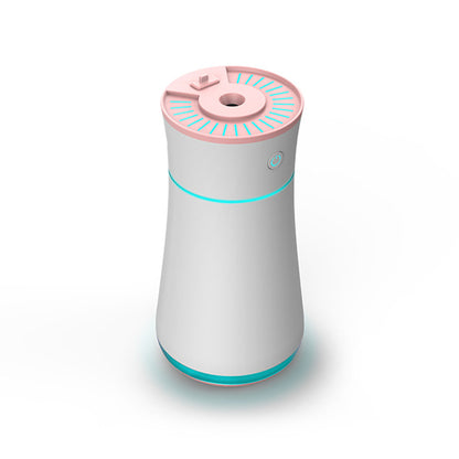 Portable Air Humidifier w/Fan & USB Light