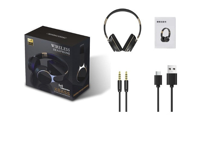 Foldable On Ear Stereo Gaming Wireless Headphone