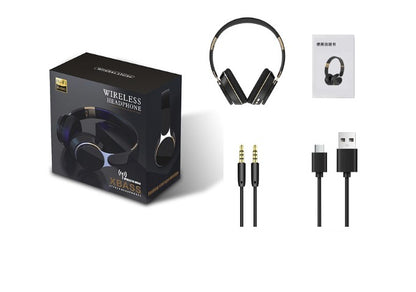 Foldable On Ear Stereo Gaming Wireless Headphone