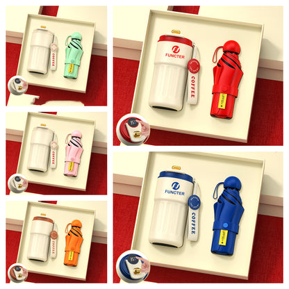 Customized Insulated Tumbler & Umbrella Gift Box For Clients and Employees