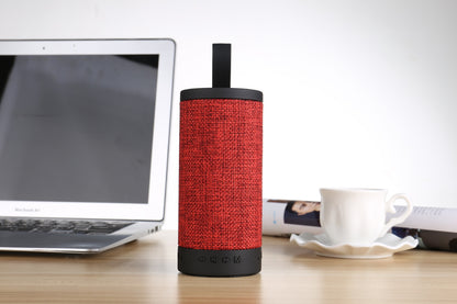 Fashion Cylindrical Fabric Stereo Wireless Speaker Player