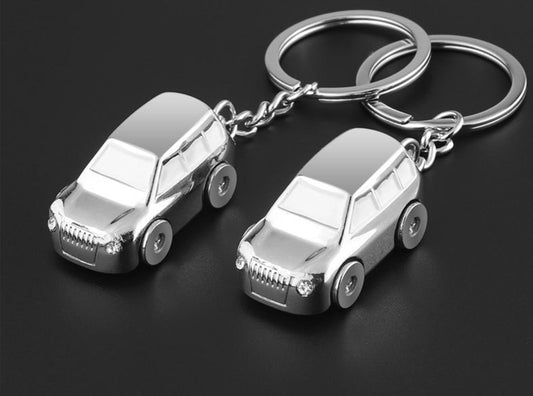 SUV Car Keychain SUV Shape Metal Key Tag