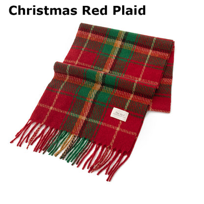 79'' Polyester Tartan Scarf Warm Autumn Winter Scarf Fringed Scarf - Woven Label