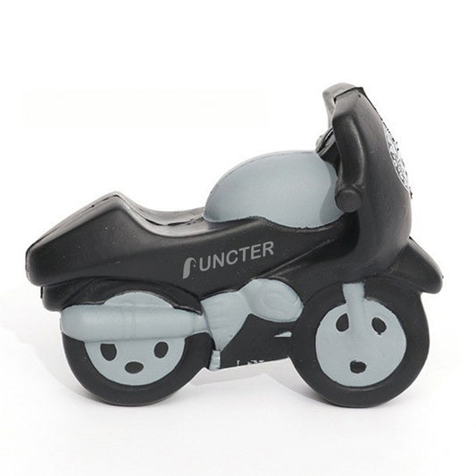 Black PU Foam Electric Motorcycle Toy Pressure Ball