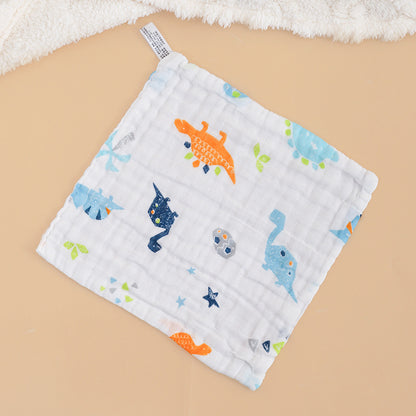 Full Custom Newborn Baby Muslin Washcloths Soft Cotton Gauze Face Towels