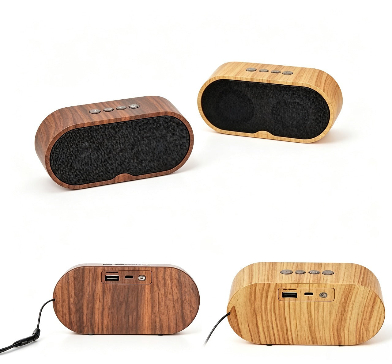 Wooden Color Wireless Speaker
