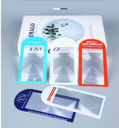 Custom Eco-Friendly PVC Business Card Magnifier/Bookmark