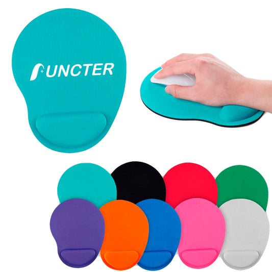 9.1 x 7.1" Ergonomic Wrist Support Mouse Pad w/ EVA Base