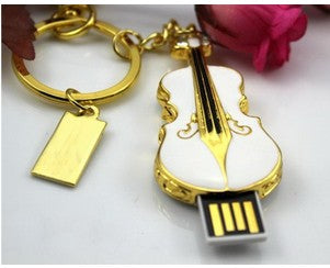 Violin Shaped Metal USB Flash Drive (8 GB)