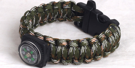 Outdoor Multifuntional Survival Bracelets w/Compass