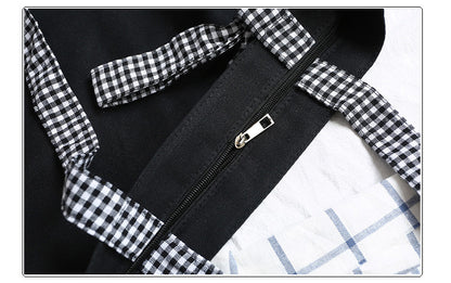 12 oz Canvas Grocery Shopping Tote Bag Single Shoulder Bag Daily Casual Bag For Students