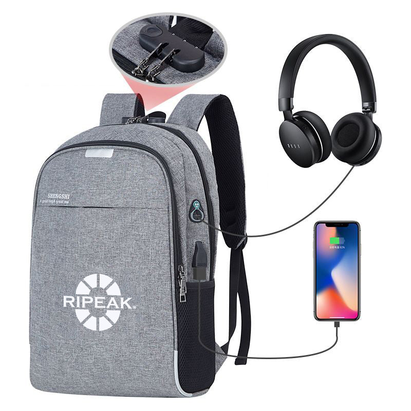 Anti Theft Laptop Backpack w/Charging Port