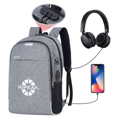 Anti Theft Laptop Backpack w/Charging Port