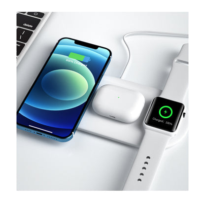 3" 1 Wireless Charging Pad Station for Phone & Earphones