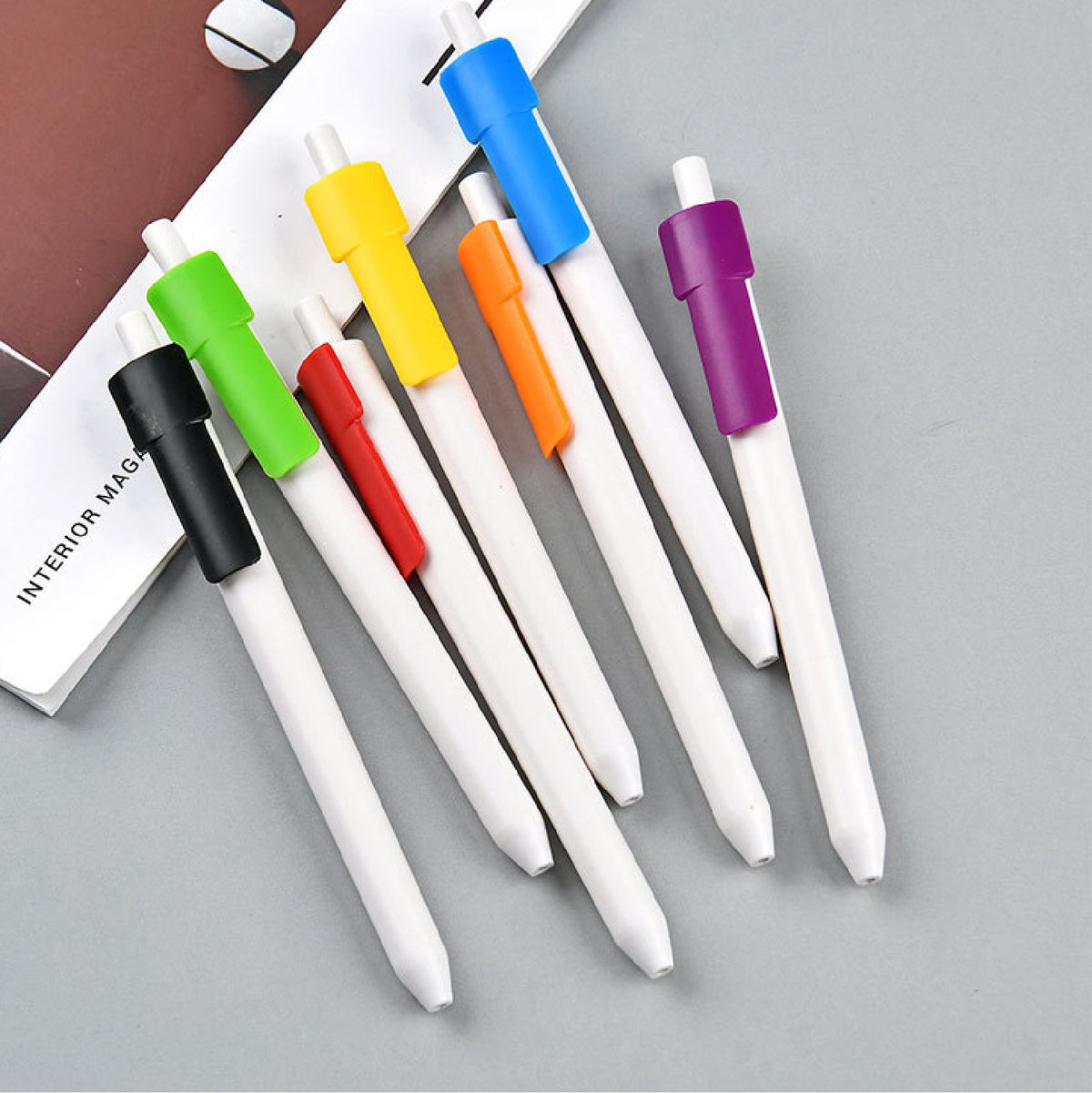 QR Code Pen Advertising Black Ink Pen Colorful Pen Clip