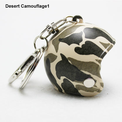 Custom Camouflage Motorcycle Helmet Keychain Phone Pendant Bag Keyring Bag Pendant Charm Accessories