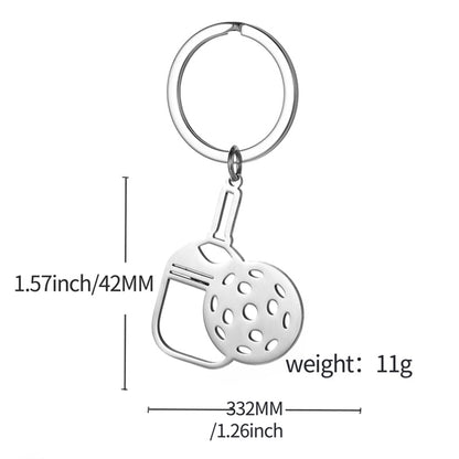 Mini Pickleball Paddle Keyring Car Backpack Pendant