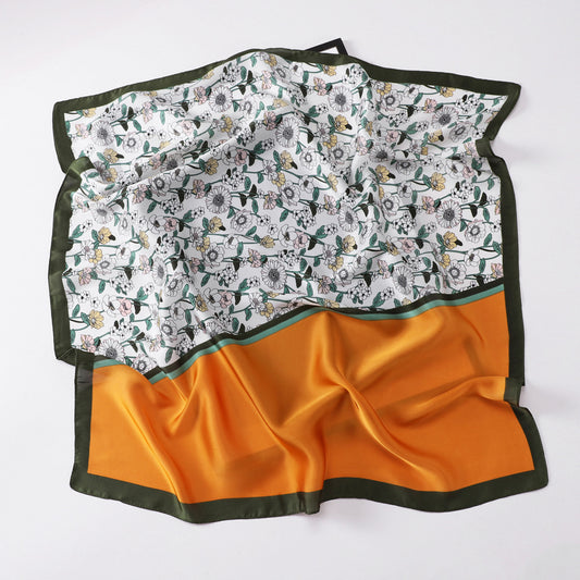 28" x 28" Stain Square Scarf Neck Scarves Kerchief Neckerchief Headband Handbags Wrap Scarf #24