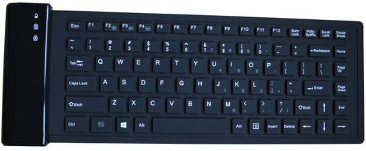 87 Keys Portable Wireless Silicone Keyboard