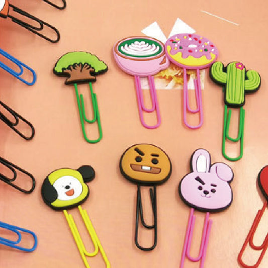 Tree Shaped Paper Clip Custom PVC Clip