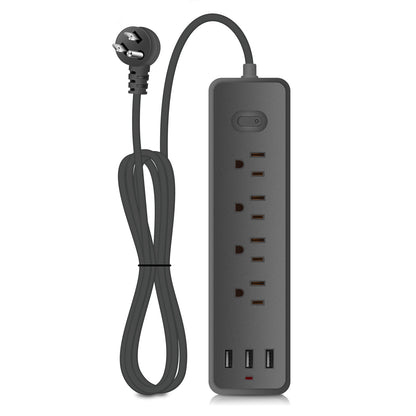 5 outlet power strip in 1.2 meters wired long with/without 3 USB port