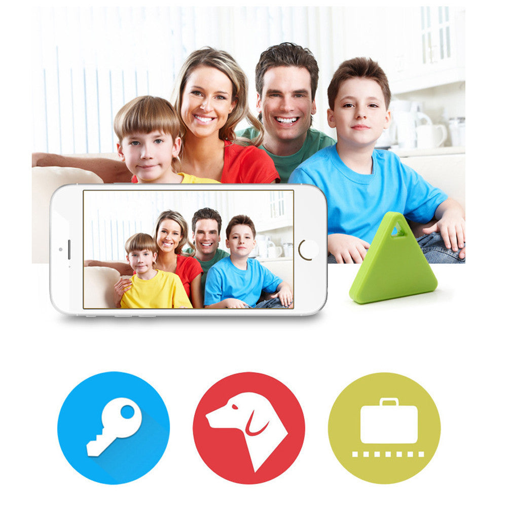 Triangle-Shaped Wireless Smart Tracker Anti-Lost Device Keychain Key Finder