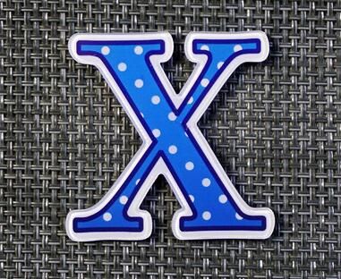 Magnet Alphabet X Shape