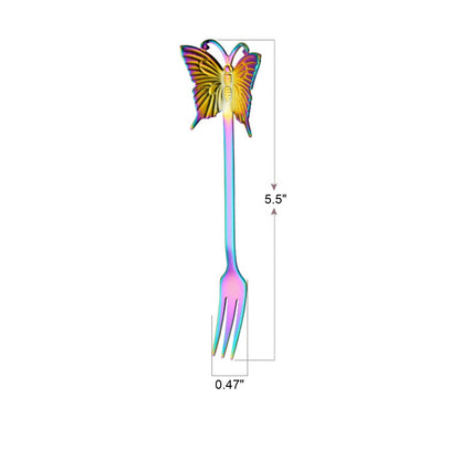 304 Stainless Steel Butterfly Hanging Fork – Dessert & Fruit Fork