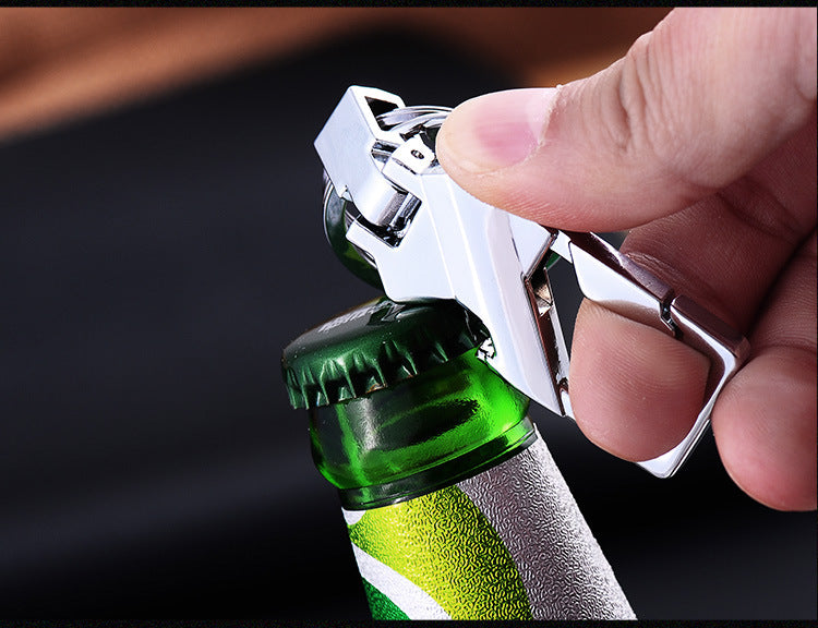 Metal Key Ring w/Bottle Opener Auto Gift