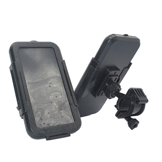 6" Bicycle Handlebars Using Waterproof Phone Holder