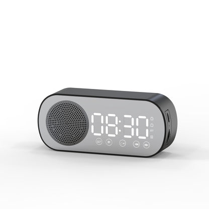 2000 mAh Digital LED Mirror Radio Alarm Clock Wireless Speaker