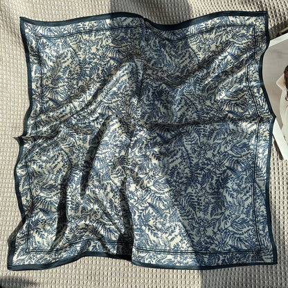 Custom 26" x 26" 100% Mulberry Silk Neck Scarf Silk Satin Wristband