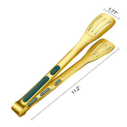 11.2" L Stainless Steel Kitchen Tong Metal Food Clip