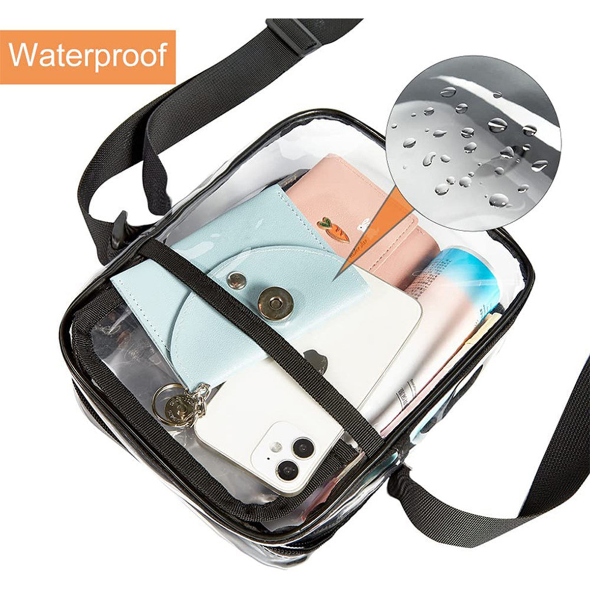 Women's Transparent Crossbody Bag