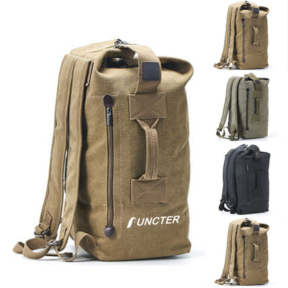 20L Vintage Classic Canvas School Travel Backpack Premium Quality Tablet Rucksack