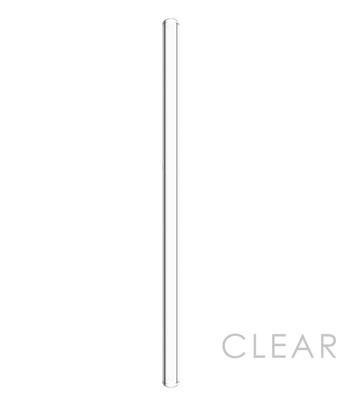 Clear Glass Straw W/Custom Bamboo Tube