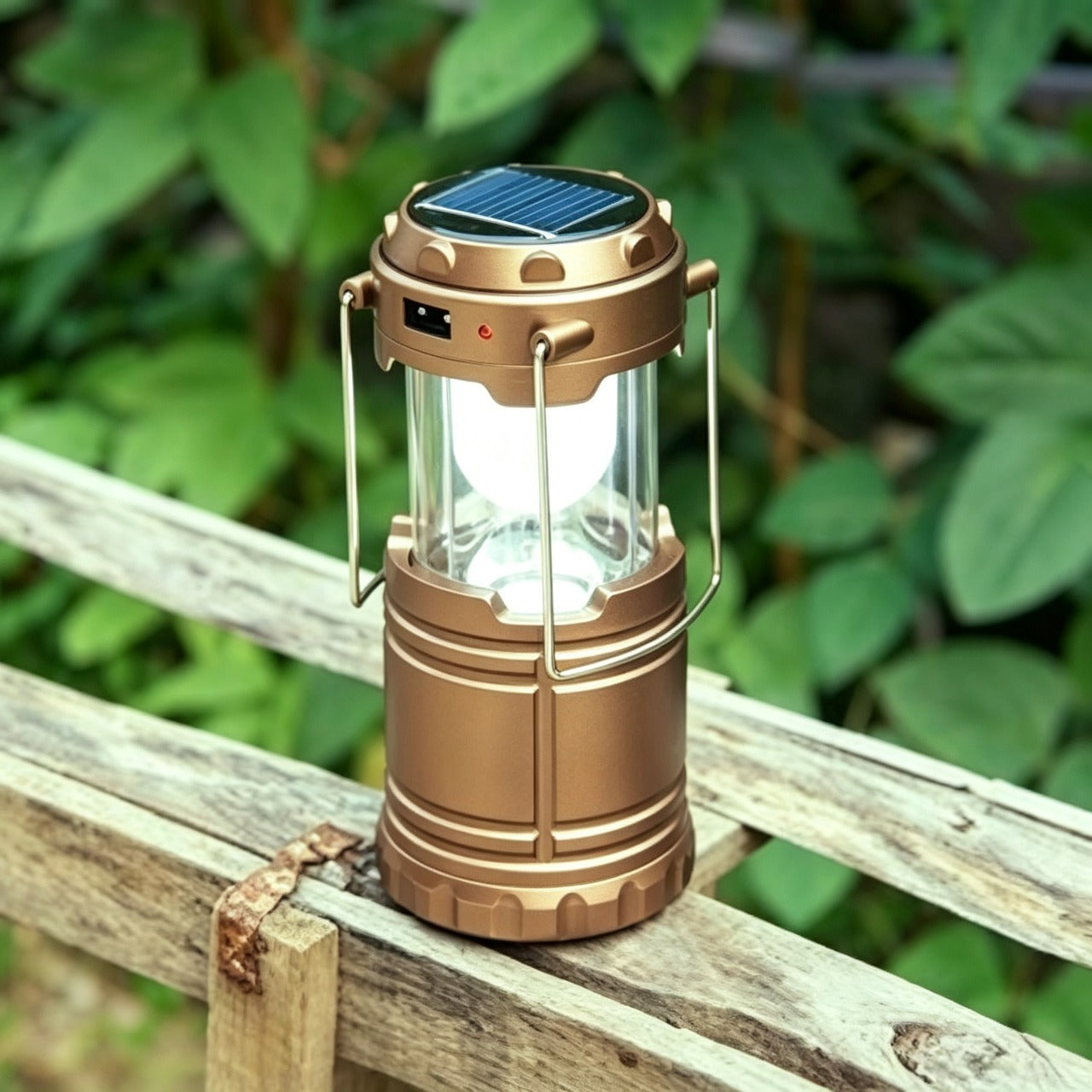 Retractable Solar Dynamo Lantern