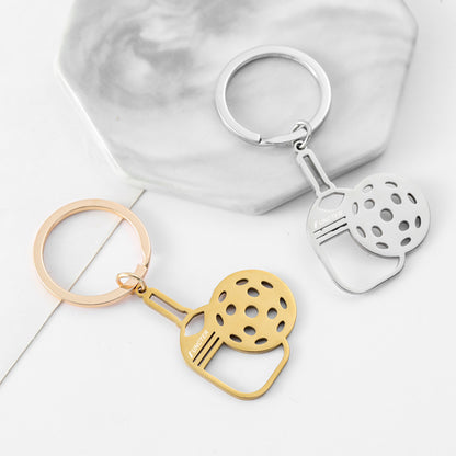 Mini Pickleball Paddle Keyring Car Backpack Pendant