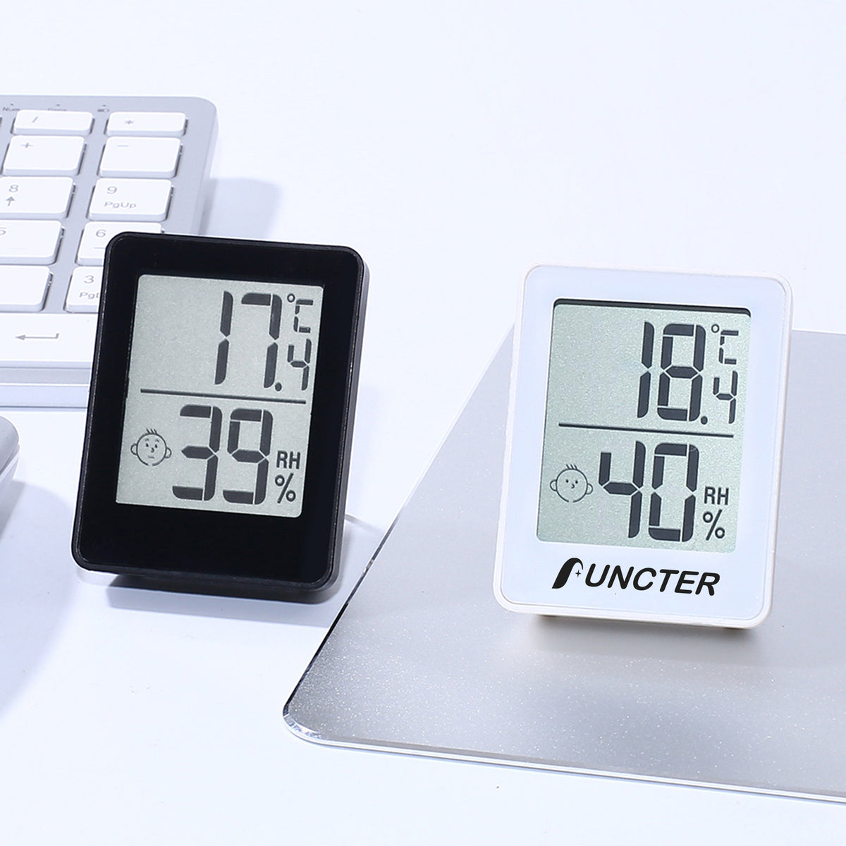 Indoor Thermometer & Hygrometer Display in Fahrenheit/Celsius