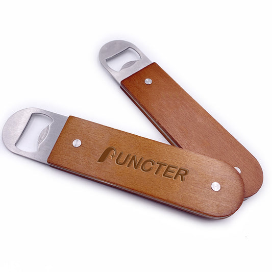 Wood Handheld Beer Opener Beverage Opener-Size M