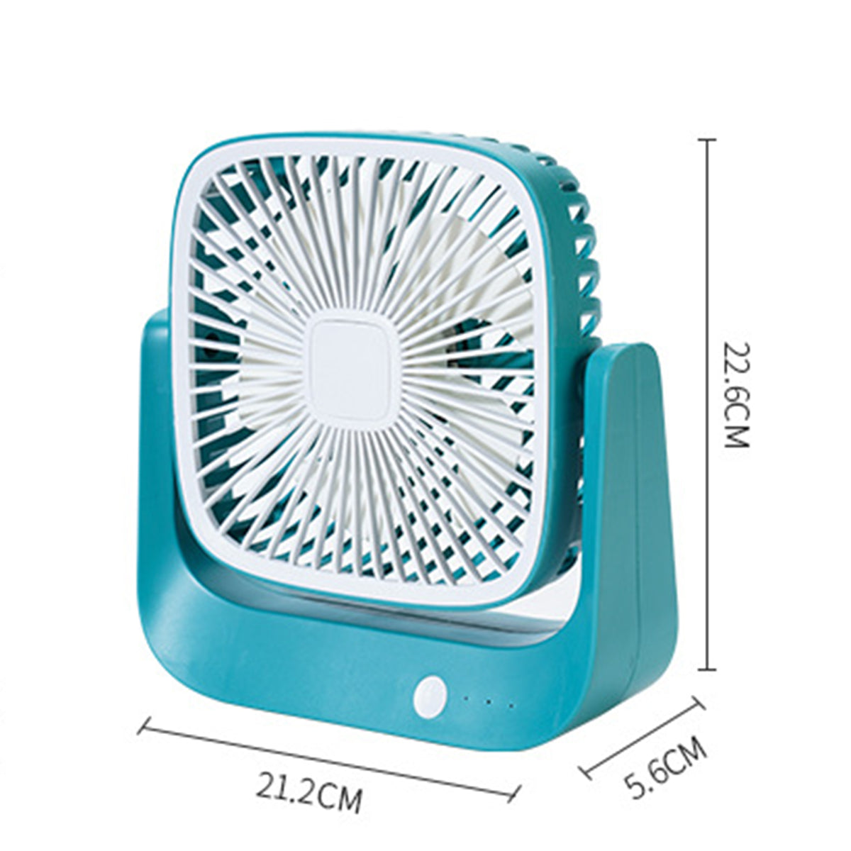 Portable Rechargeable Desktop Mini Table Handheld Fan-Size L