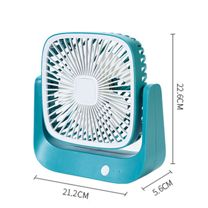 Portable Rechargeable Desktop Mini Table Handheld Fan-Size L
