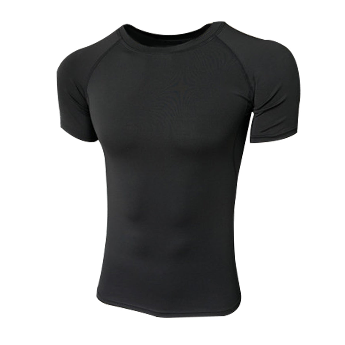 Men's Compression Solid Color Running Gym Wear Sport T-shirt