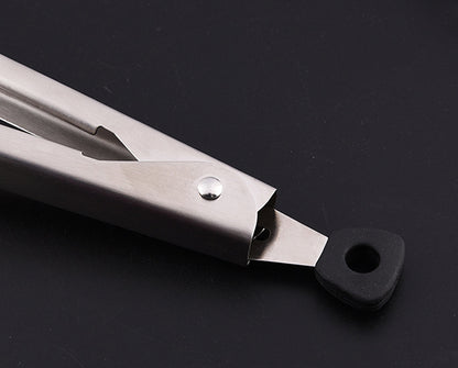 12" 304 Stainless Steel Food Tongs Barbeque Cooking Kitchen Tongs