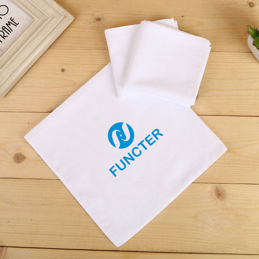 White Cotton Handkerchief 11"