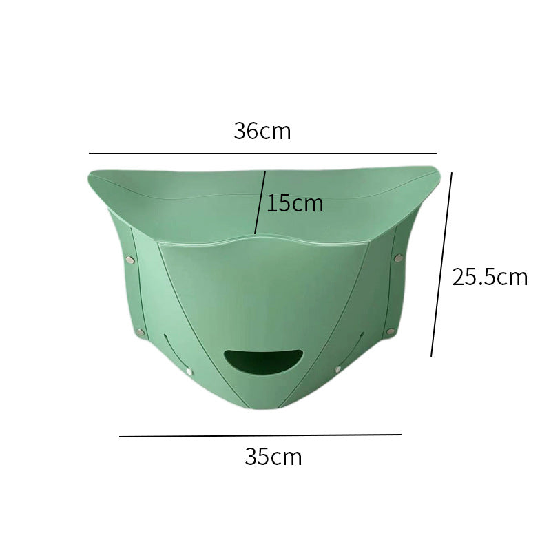 Multi Functional Outdoor Folding Plastic Stool Large Size