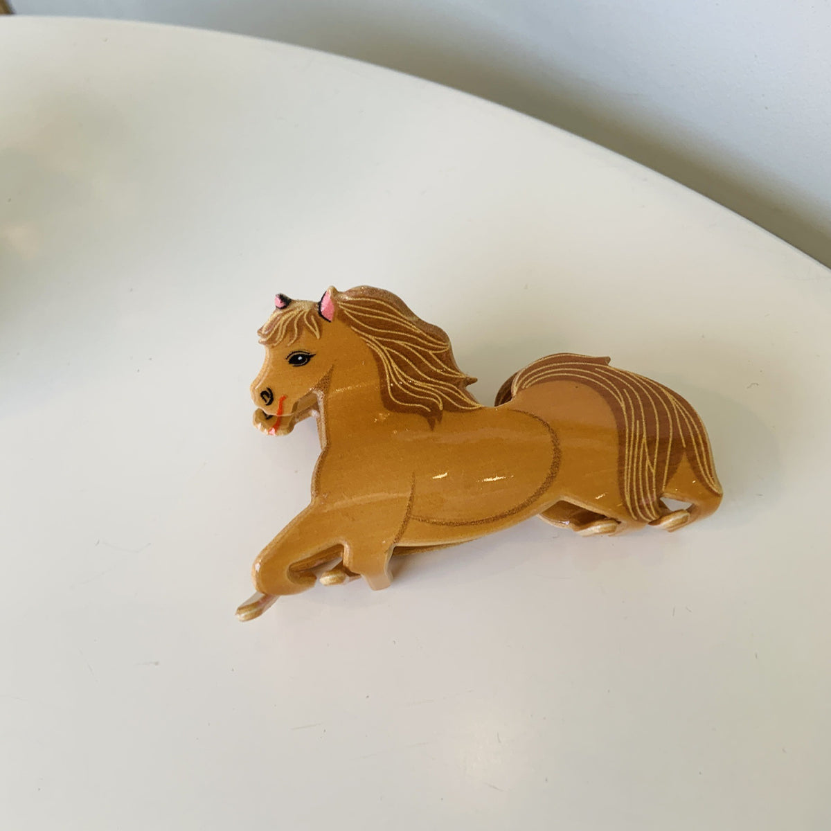 3" Acrylic Farm-Themed Hair Clips Shark Clips